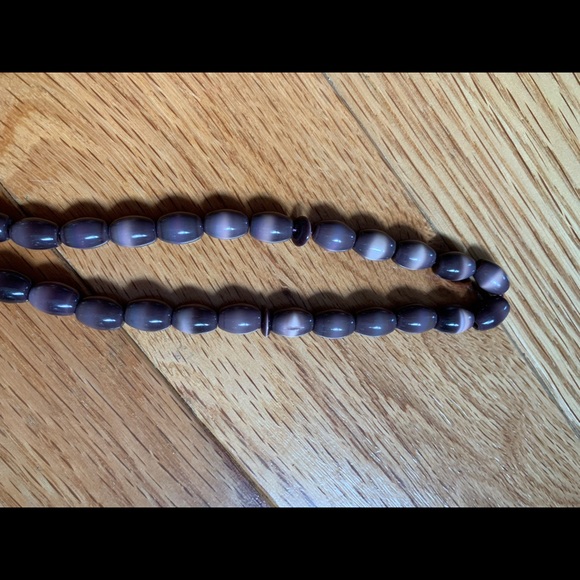 Prayer beads rosary purple stone new - Picture 3 of 8